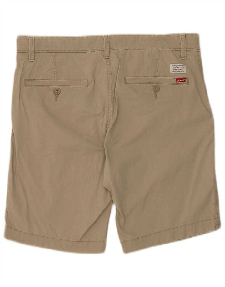 Pantaloni scurți chino pentru bărbați Levi's W32, bumbac mediu bej