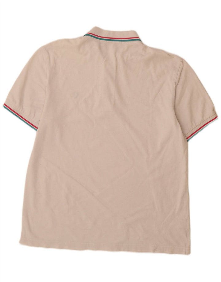 Cămașă polo Fred Perry pentru bărbați XL, bumbac cu dungi albe
