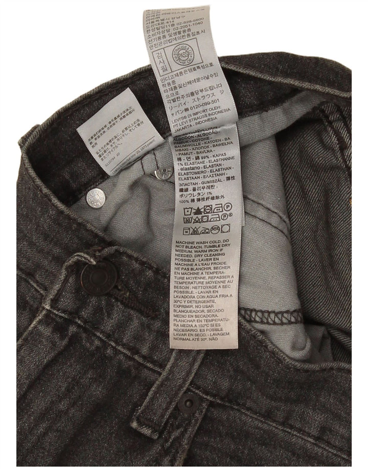 Blugi conici pentru bărbați Levi's 502 W31 L29 bumbac gri
