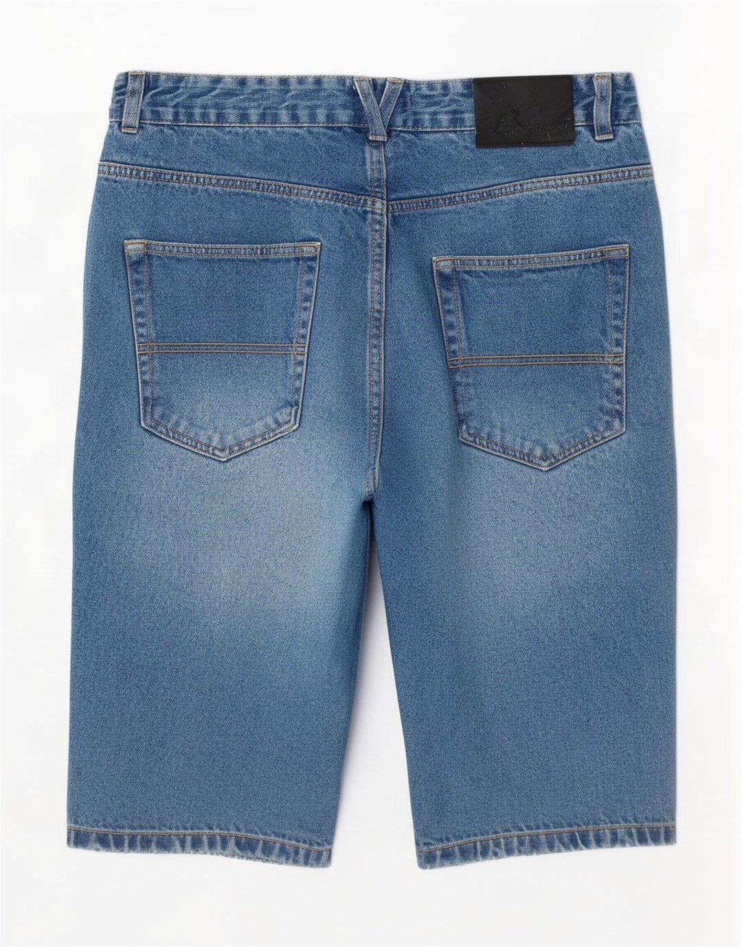 Pantaloni scurți din denim pentru bărbați Pierre Cardin, cu tăiere obișnuită, mediu W32, bumbac albastru
