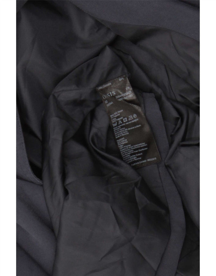 Trenci pentru femei Oasis UK 6 XS Viscoză bleumarin