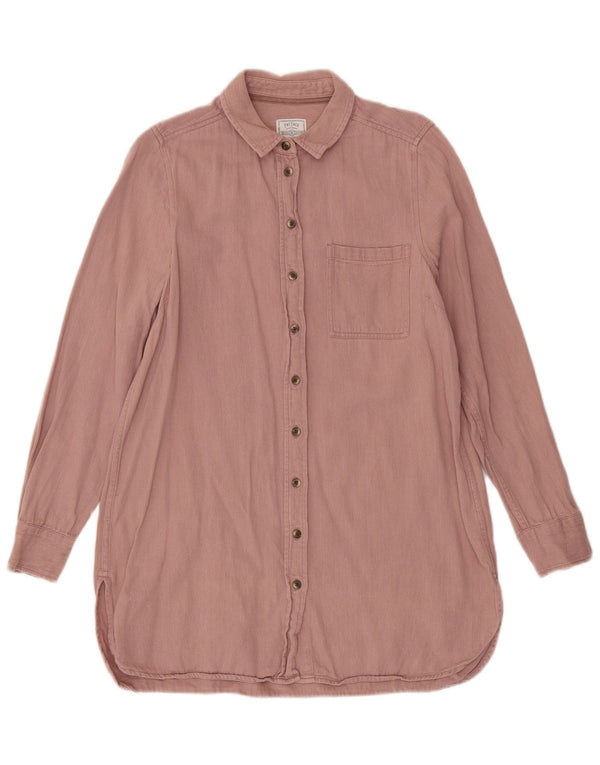 Cămașă cu mânecă lungă pentru femei Fat Face UK 10 Small Pink Linen