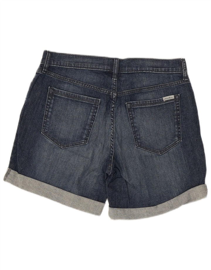 Pantaloni scurți din blugi pentru femei Eddie Bauer Boyfriend US 8 Medium W34 Bumbac bleumarin