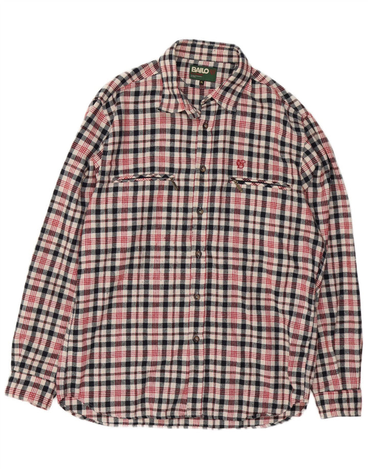 Cămașă pentru bărbați Bailo Cămașă de flanel XL Lână cu carouri multicolore