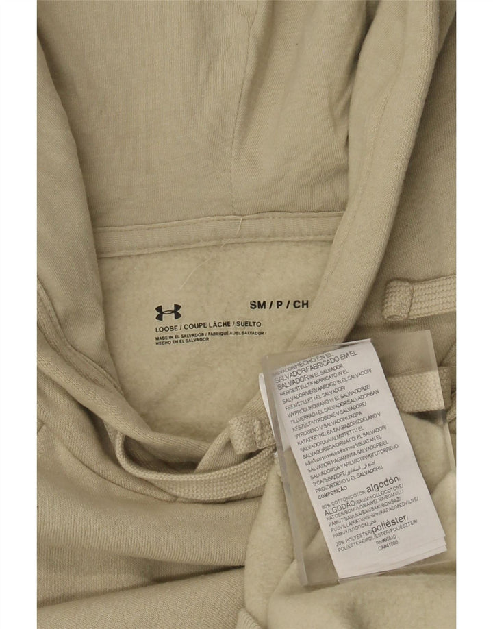 Pulover Under Armour pentru bărbați, mic, bej, bumbac