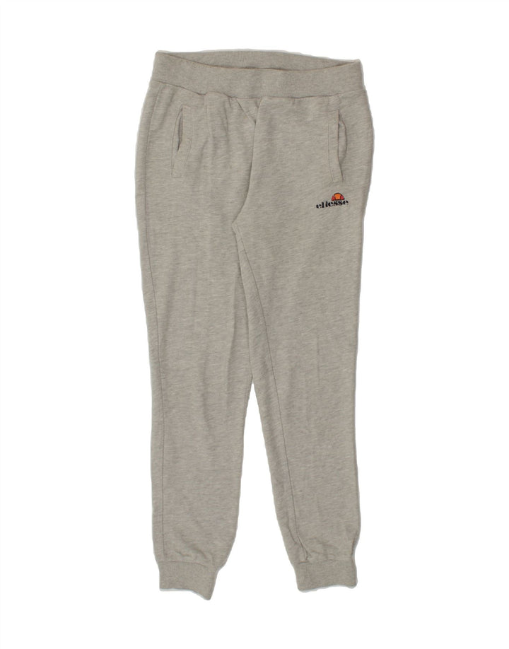 ELLESSE Womens Tracksuit Trousers Joggers UK 14 Medium  Grey Cotton Vintage Ellesse and Second-Hand Ellesse from Messina Hembry 