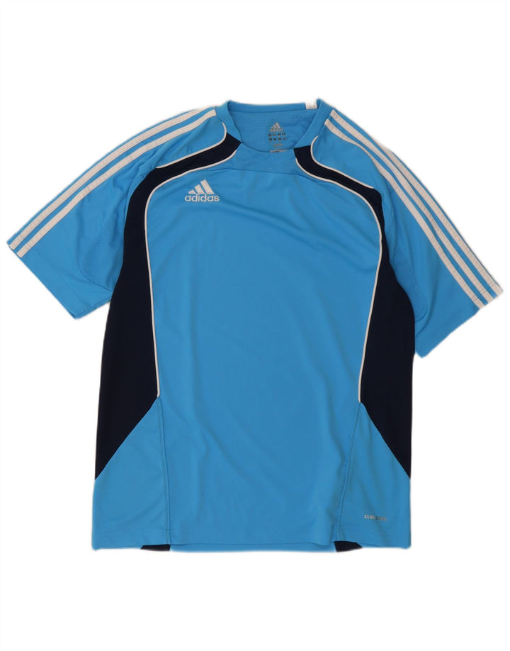 Tricou Adidas Climacool pentru bărbați Top Marea Britanie 42/44 Mare, albastru, poliester color bloc