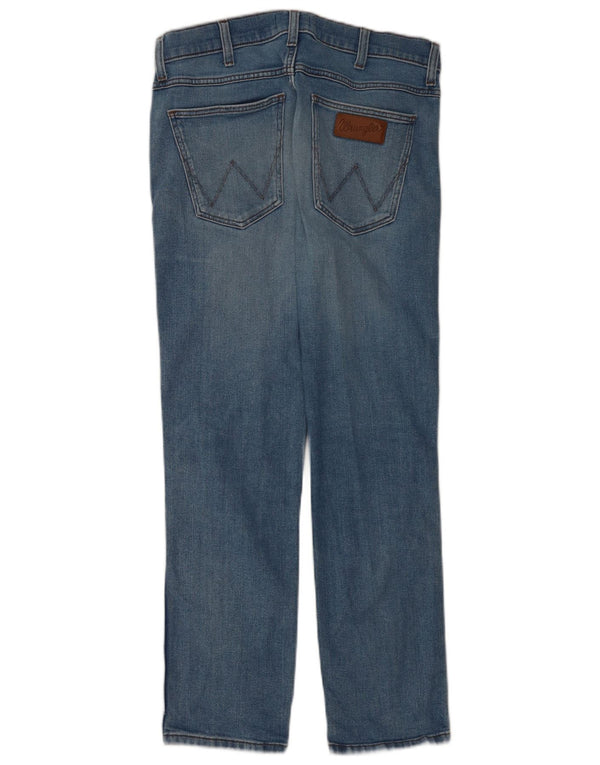 Blugi drepti Wrangler pentru femei Greensboro W32 L30 bumbac albastru