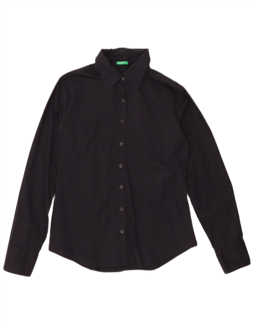 Cămașă BENETTON pentru femei UK 12 Medium Black