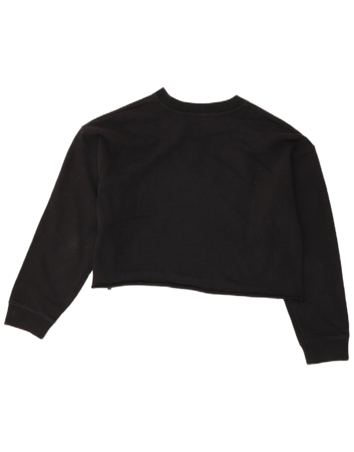 Pulover crop pentru femei Levi's UK 10, mic, negru, color block