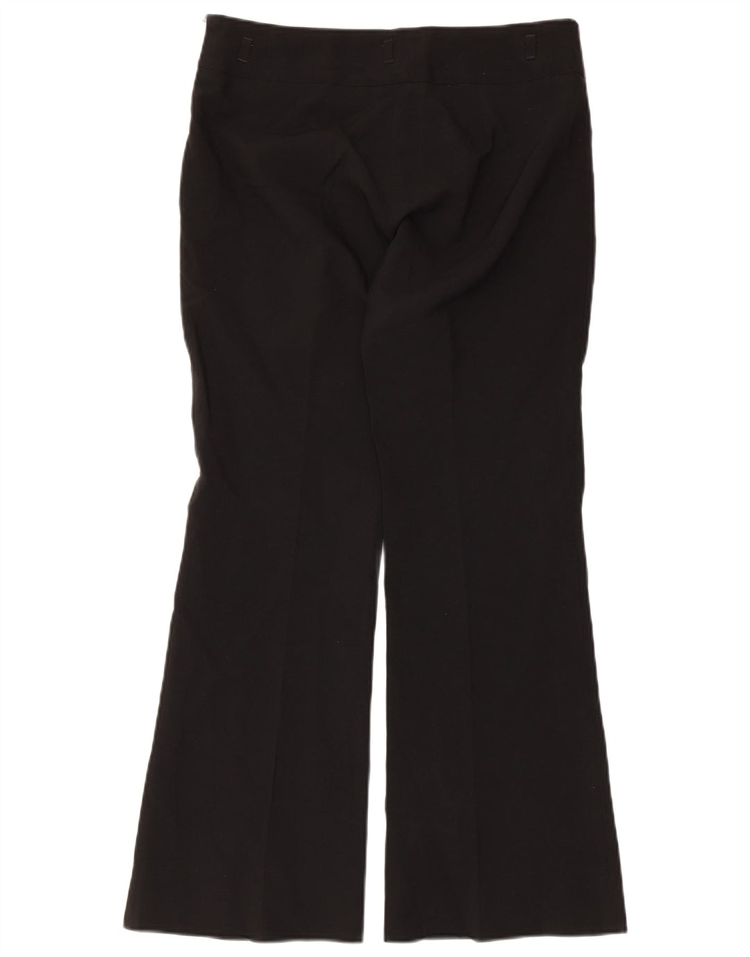 Pantaloni de damă Zara Casual Flare EU 38 Mici L28 L29 Poliester negru