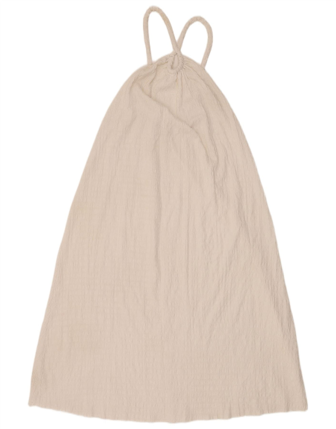 Rochie Cort Halter pentru femei Zara UK 14 Medium White