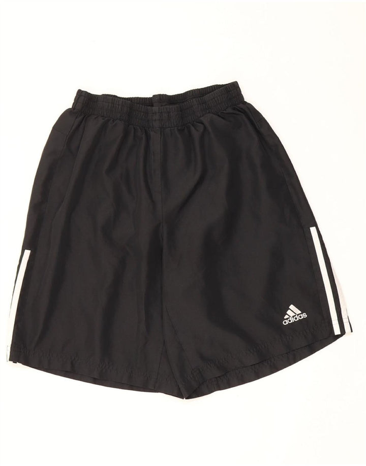Pantaloni scurți sport ADIDAS pentru bărbați, poliester mediu negru