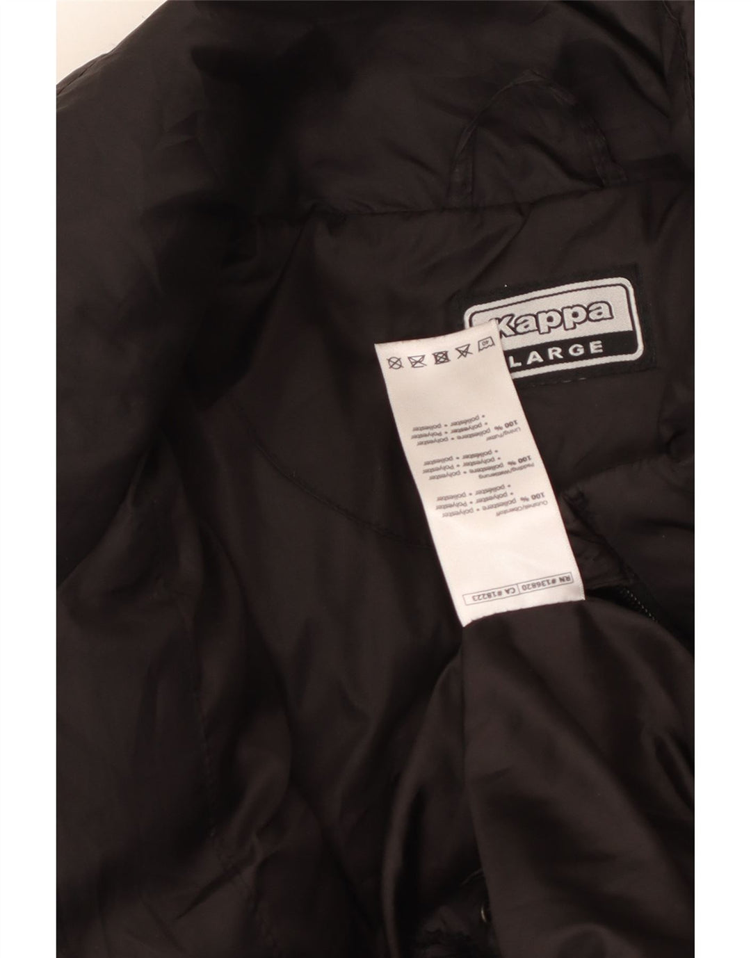 Jachetă căptușită pentru bărbați KAPPA UK 40 Poliester negru mare