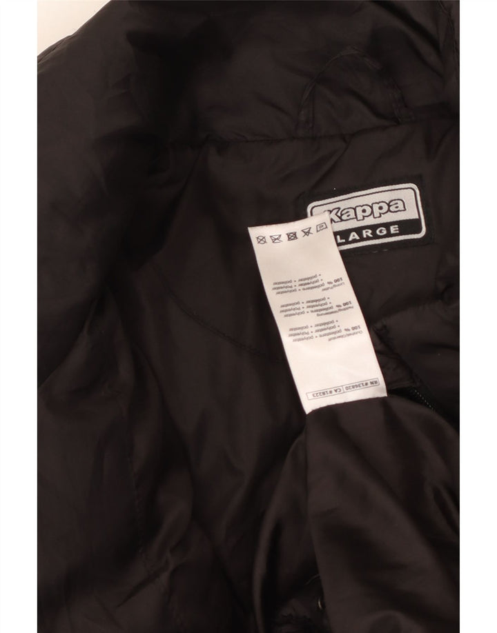 Jachetă căptușită pentru bărbați KAPPA UK 40 Poliester negru mare