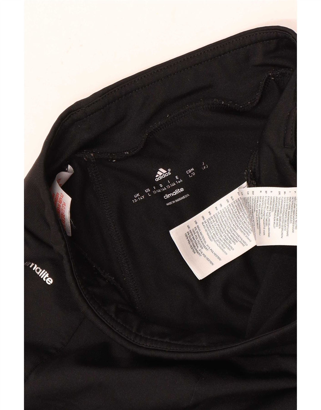 Pantaloni de trening Adidas Climalite Capri pentru baieti 13-14 ani poliester negru