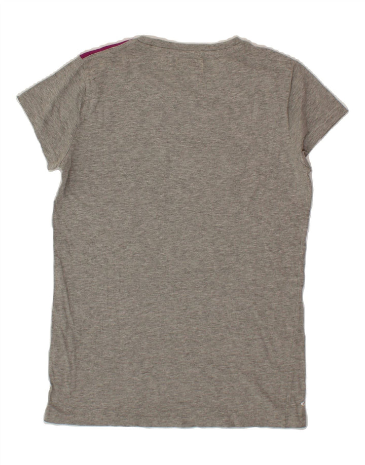 KAPPA Womens Graphic T-Shirt Top Large Grey Cotton Vintage Kappa and Second-Hand Kappa from Messina Hembry 