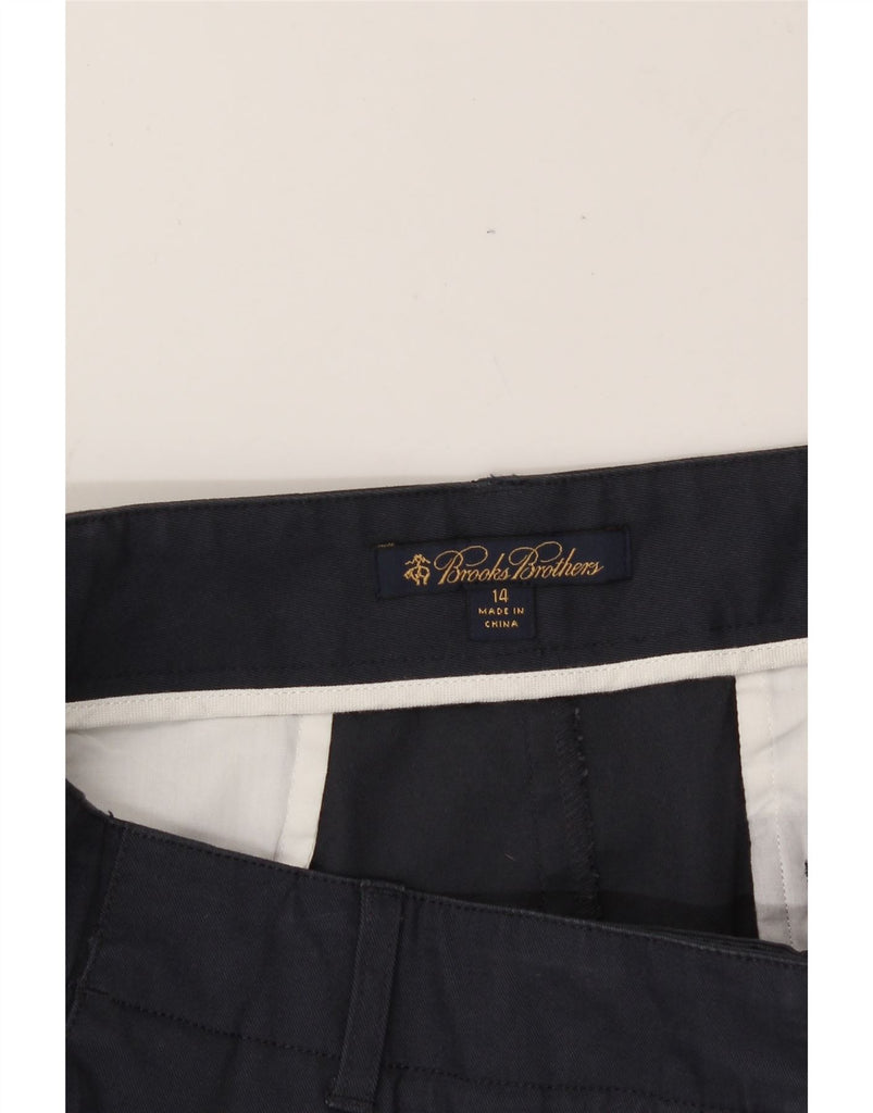 BROOKS BROTHERS Womens Pencil Skirt US 14 XL W36  Navy Blue Vintage Brooks Brothers and Second-Hand Brooks Brothers from Messina Hembry 