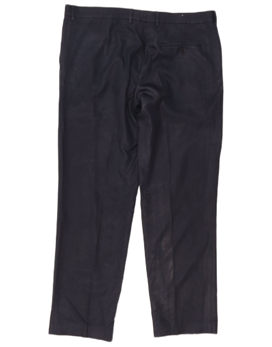 Marks & Spencer Pantaloni drepți pentru bărbați L38 L31 Poliester bleumarin