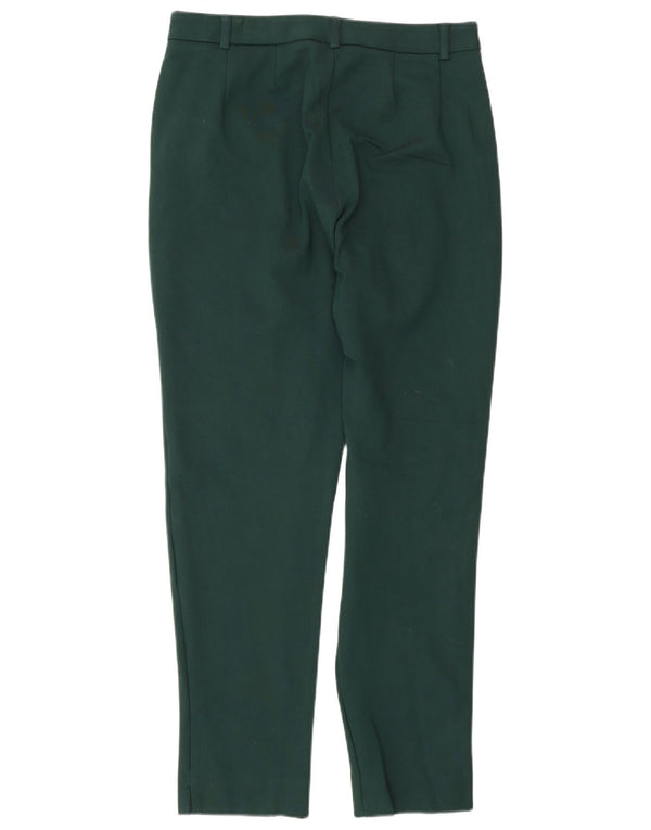 Pantaloni de costum pentru femei Marks & Spencer UK 10 Small W27 L27 Green Classic