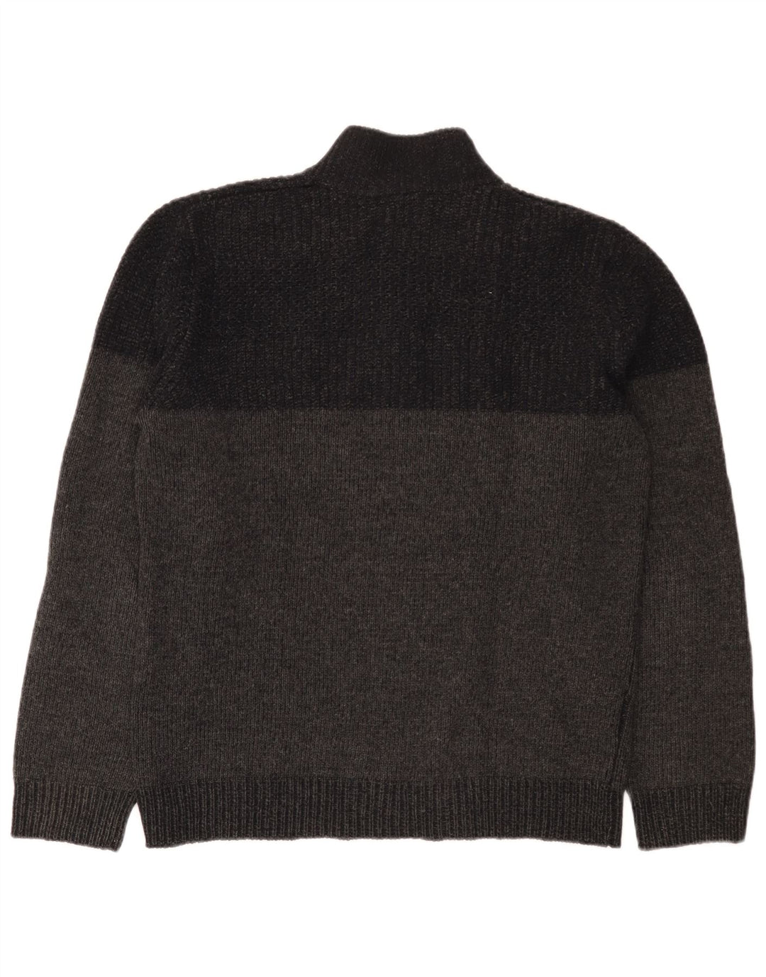 Pulover Massimo Dutti pentru bărbați, cu gât cu nasturi, XL, pete gri