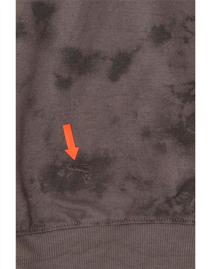 Pulover cu glugă LEVI'S pentru băieți 13-14 ani, gri Tie Dye Poliester