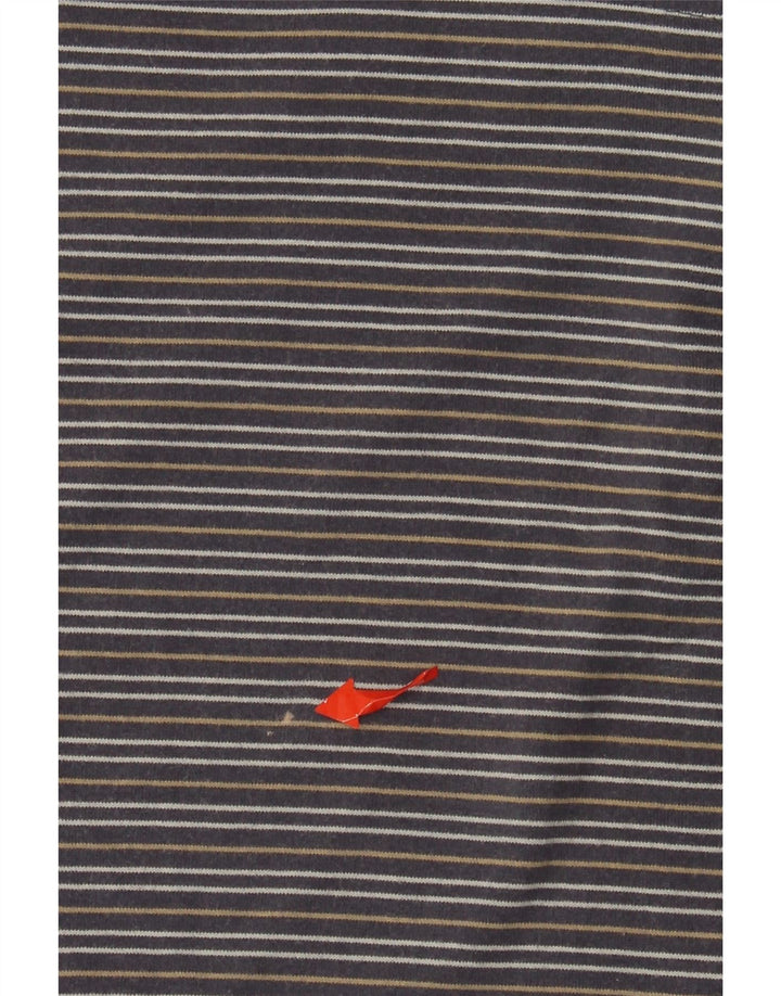 Tricou polo Dockers pentru bărbați XL, bumbac cu dungi gri