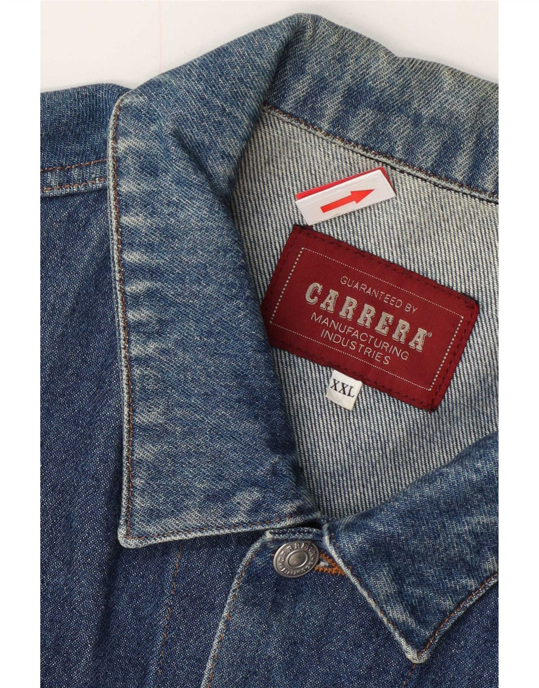 Jachetă de blugi pentru bărbați Carrera UK 44 2XL Bumbac albastru