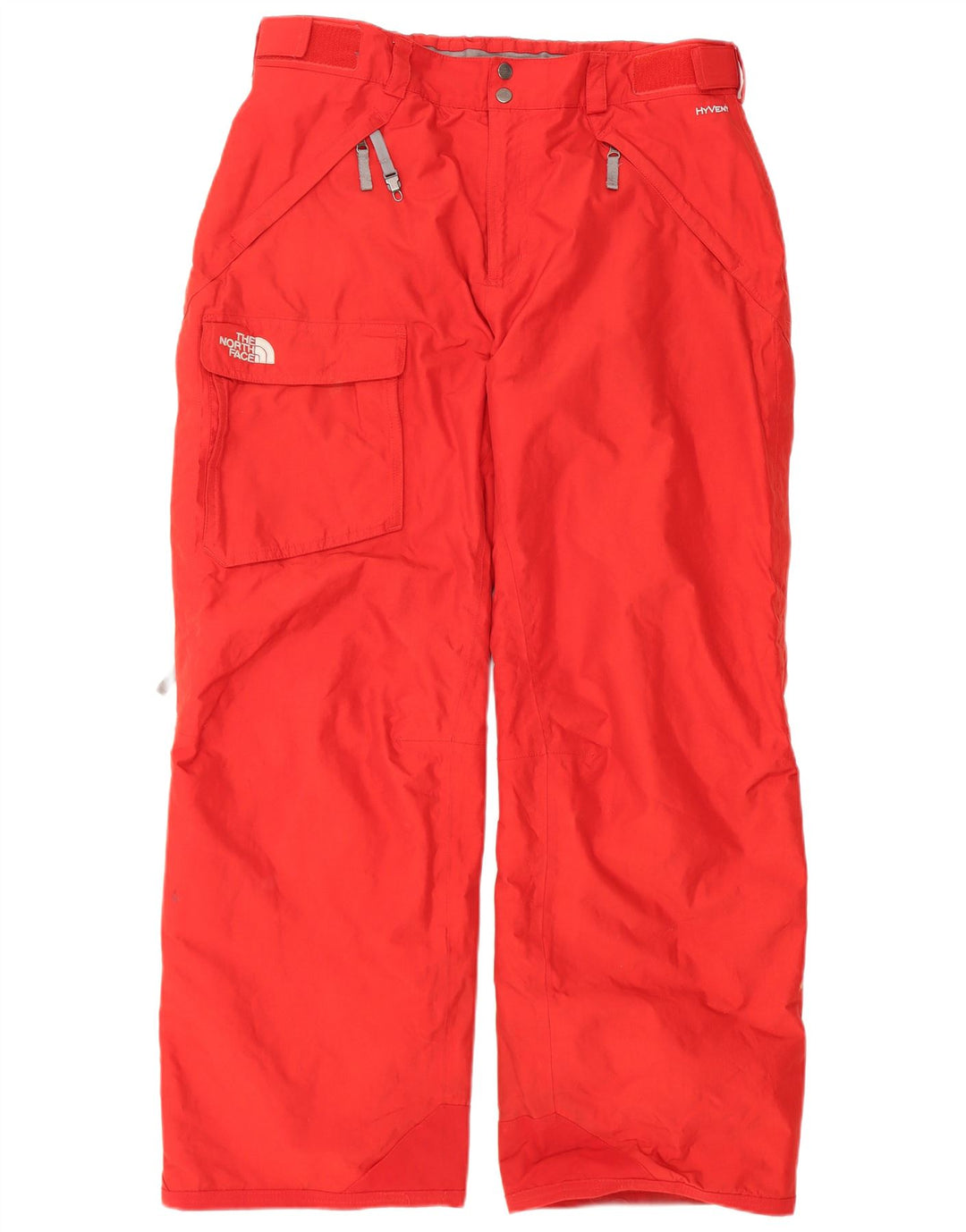 Pantaloni de schi The North Face pentru bărbați, roșu, nailon