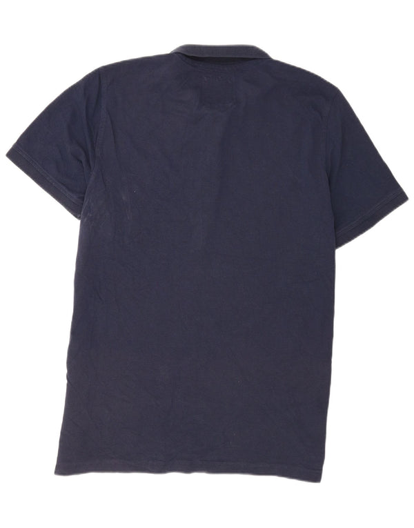 Crew Clothing Tricou polo cu mânecă scurtă pentru bărbați XL Bumbac bleumarin