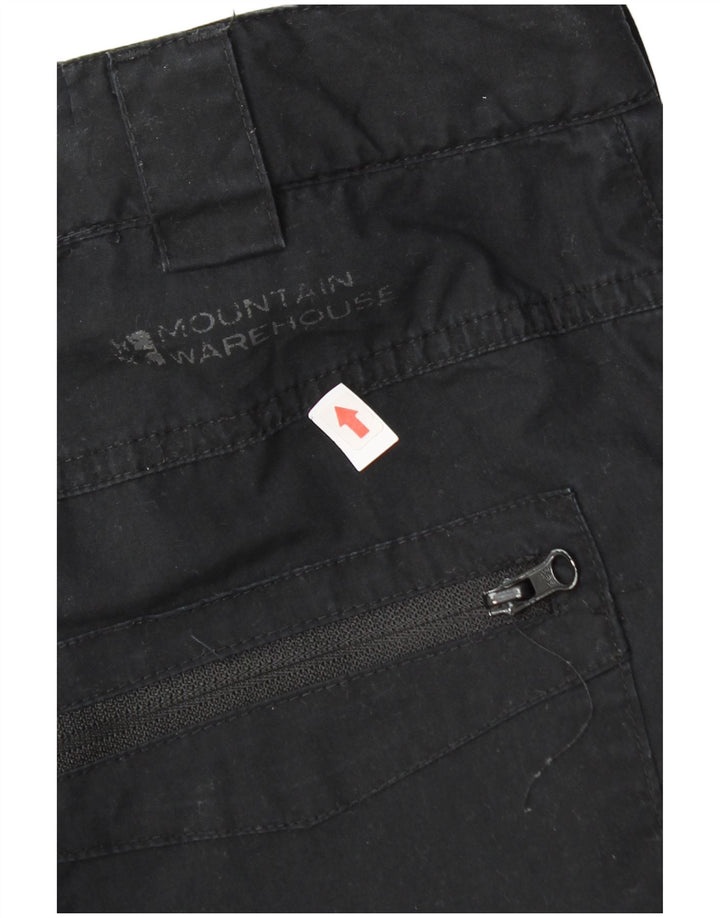 Pantaloni cargo drepti pentru bărbați Mountain Warehouse L32 L31 Poliester negru