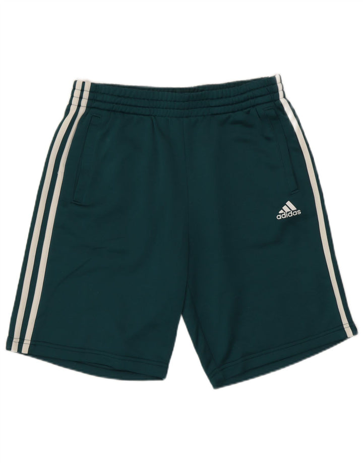 Pantaloni scurți sport adidas băieți 15-16 ani poliester verde