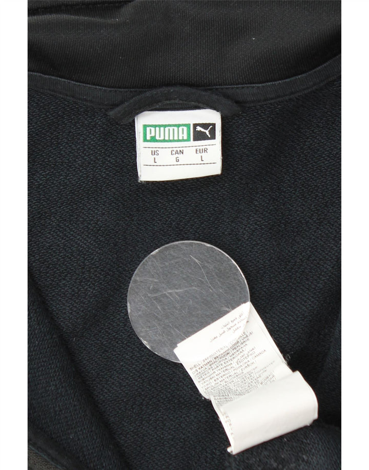 Jachetă de trening pentru bărbați Puma, mare, negru, poliester color bloc