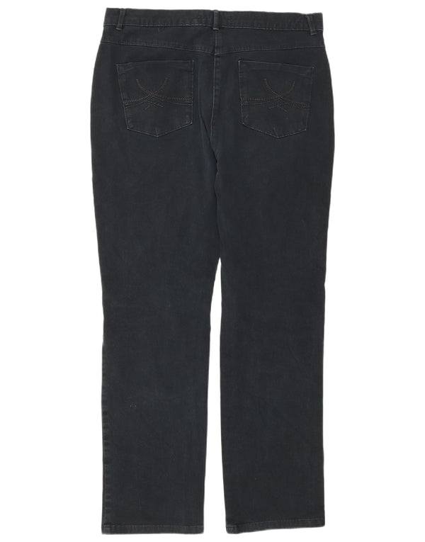 Blugi drepti pentru femei Marks & Spencer UK 12 Medium W32 L29 Bumbac bleumarin