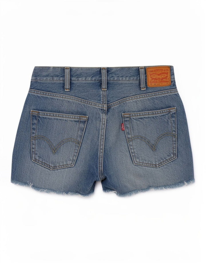 Pantaloni scurți Levi's 501 Denim W28 Medium Blue Bumbac