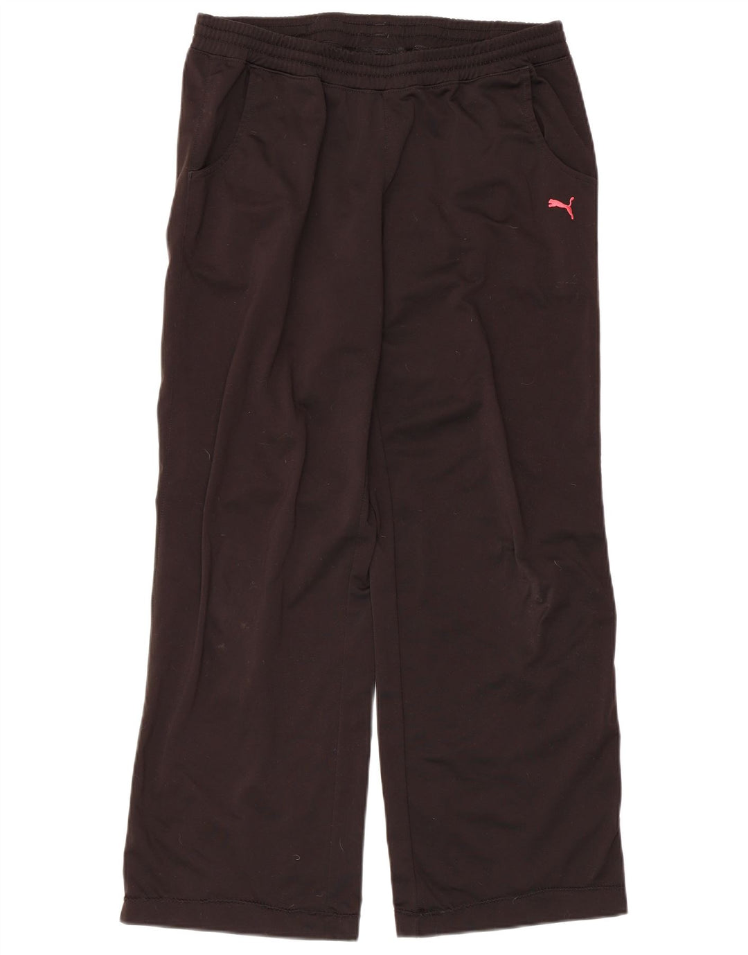 Pantaloni de trening PUMA pentru femei UK 14 Poliester negru mare