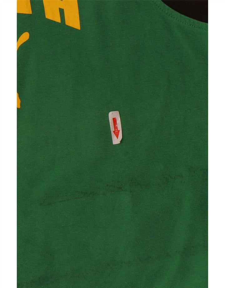 Vestă grafică pentru bărbați Puma, verde mediu, color block