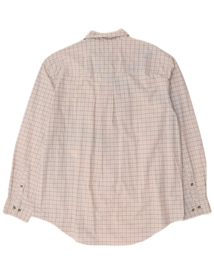 Cămașă pentru bărbați TIMBERLAND, bumbac cu carouri, gri mare