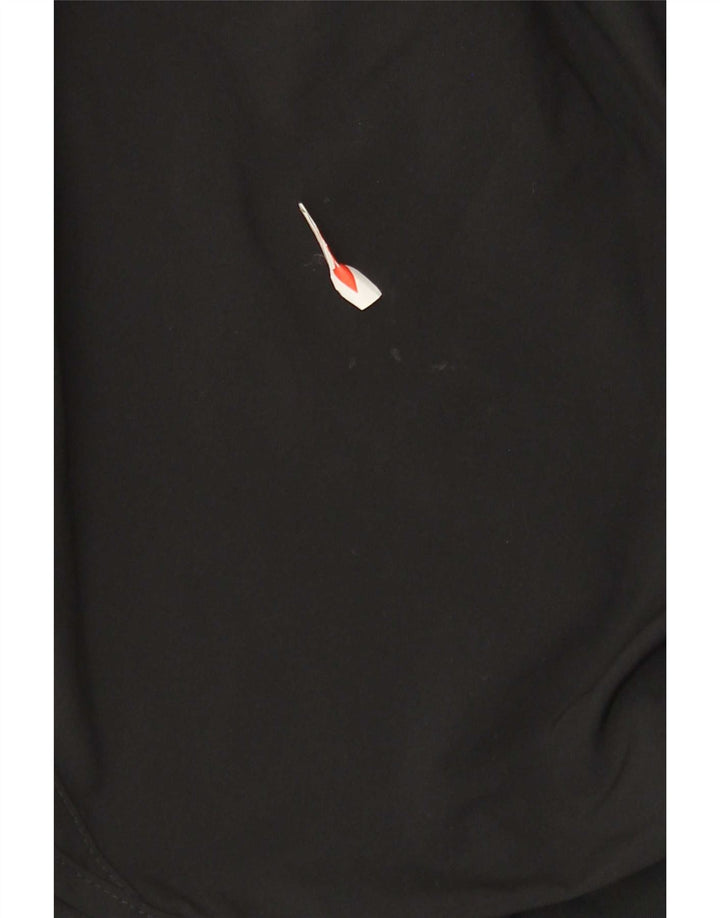 Pantaloni scurți sport Nike Dri Fit pentru femei UK 12 Poliester mediu negru