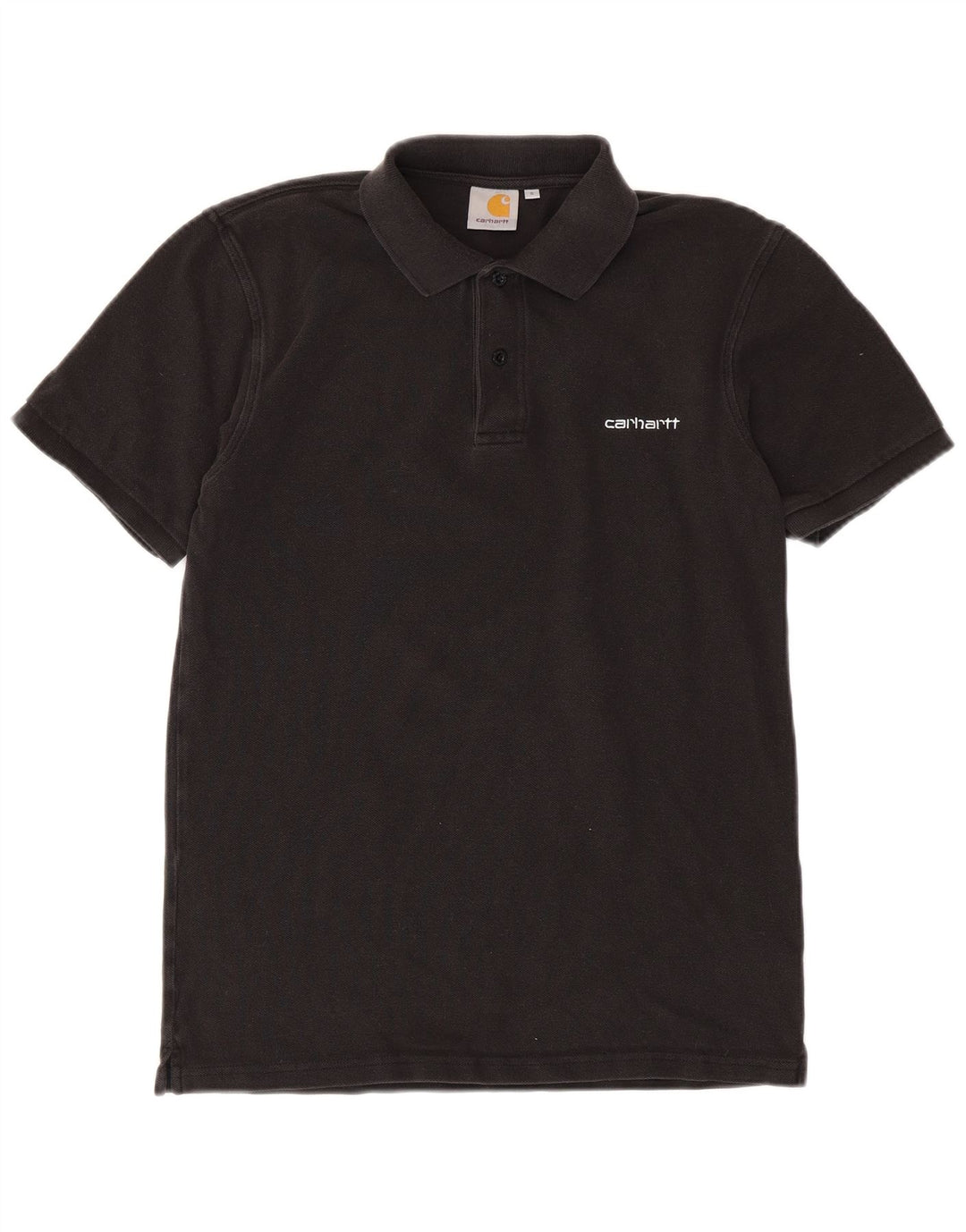 Cămașă polo pentru bărbați Carhartt, bumbac negru mic