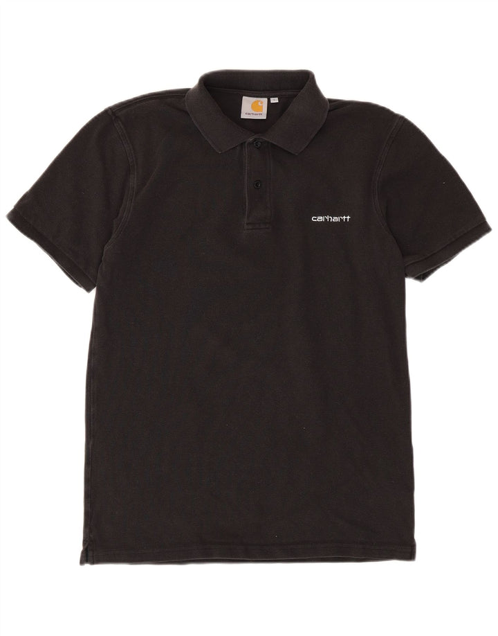 Cămașă polo pentru bărbați Carhartt, bumbac negru mic