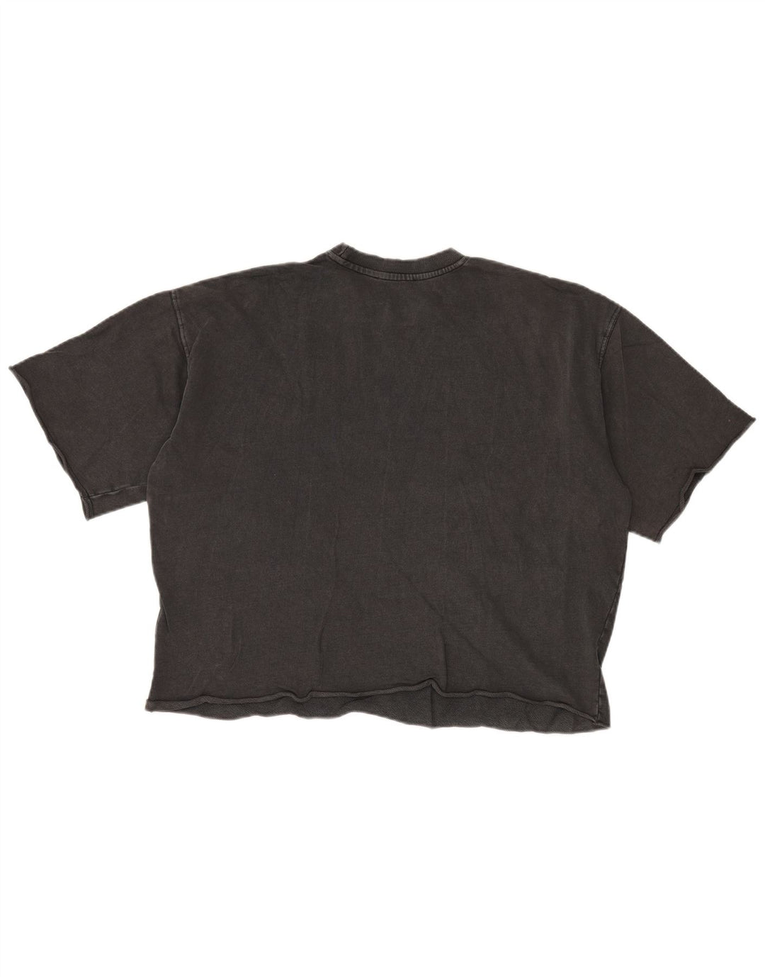 Tricou supradimensionat pentru femei Zara UK 10 mic bumbac gri