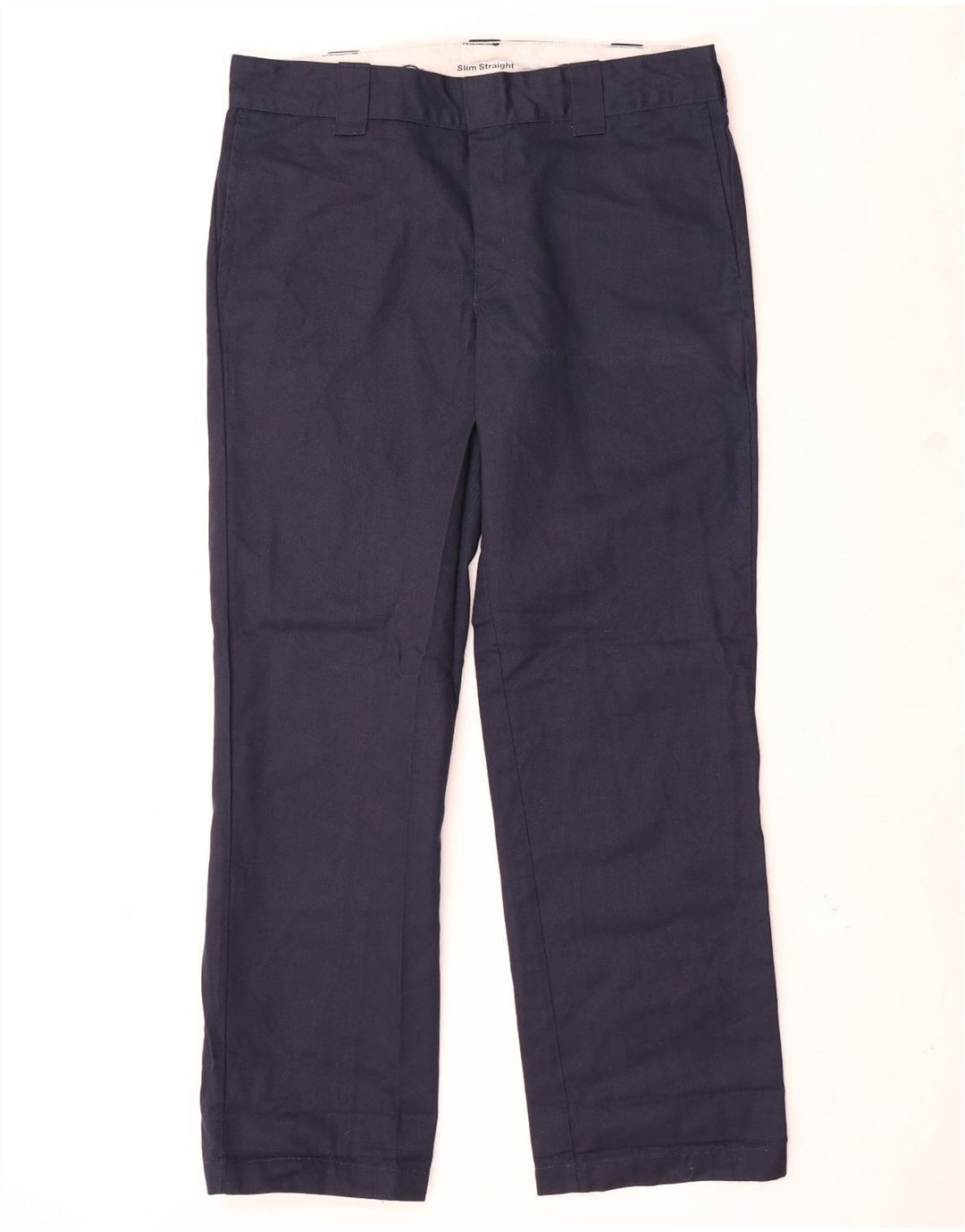 Pantaloni chino slim drepti pentru bărbați Dickies L34 L32 Poliester bleumarin