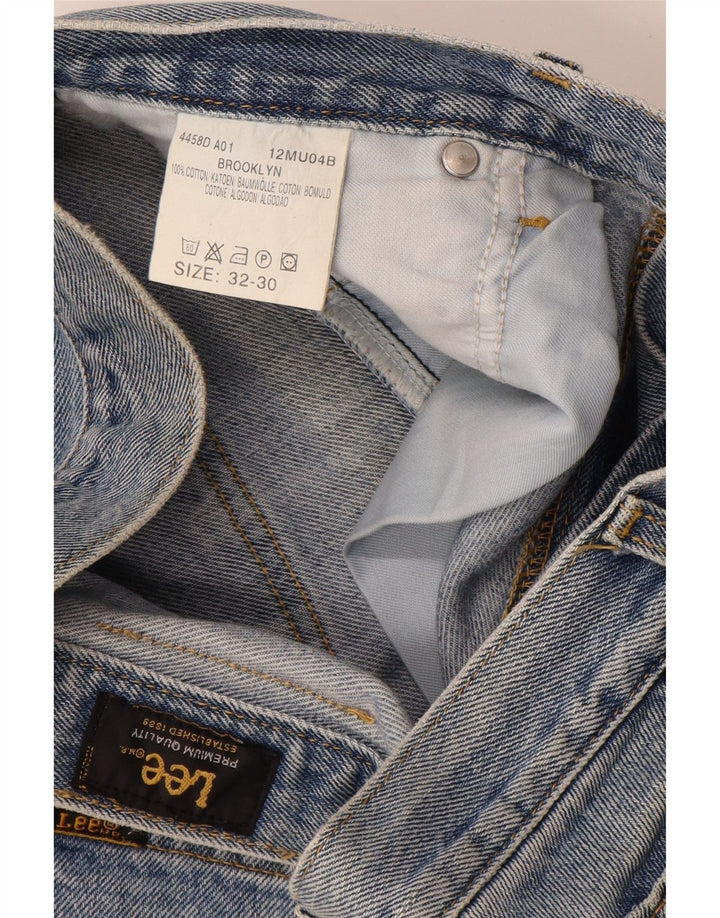 Blugi LEE Brooklyn Straight pentru bărbați W32 L30 Bumbac albastru