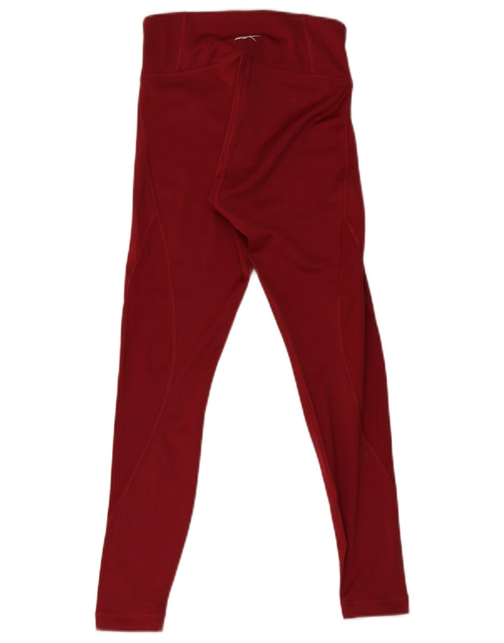Leggings pentru femei Reebok UK 4 XS poliester roșu