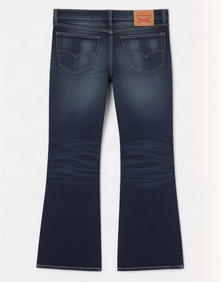 Blugi pentru bărbați Levi's 527 Bootcut W32 L32 Bumbac bleumarin