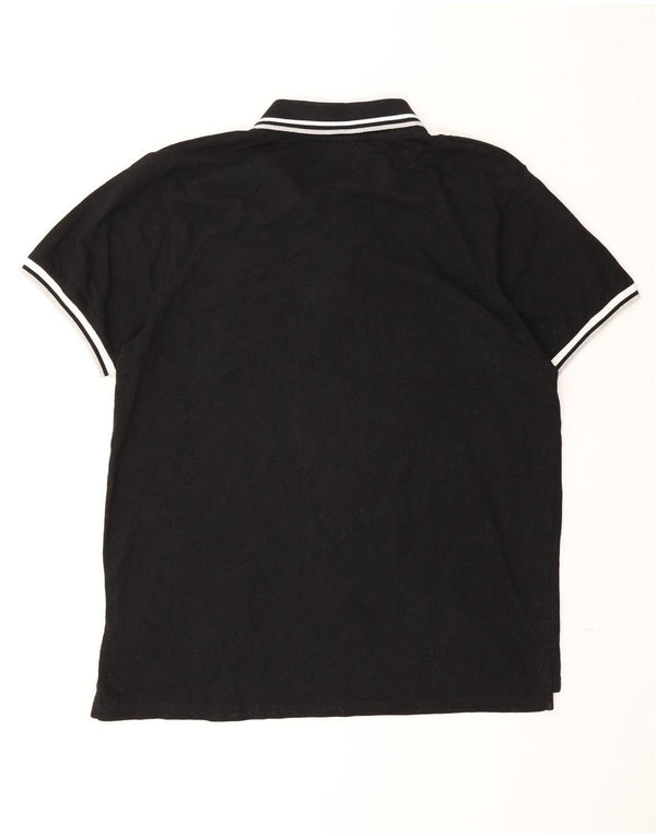 Tricou Polo Fila Barbati XL, bumbac cu dungi negre