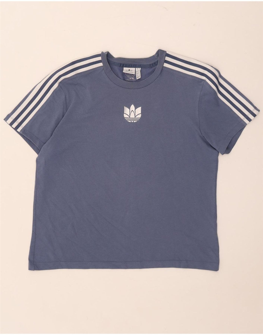 Tricou Adidas pentru femei Top UK 12 Medium Blue Bumbac