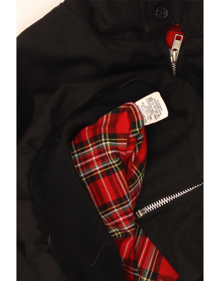 Bomber vintage pentru bărbați UK 42 XL poliester negru