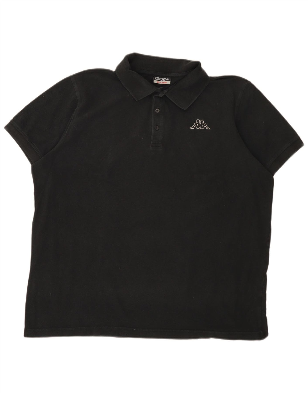 Cămașă polo pentru bărbați KAPPA 2XL bumbac negru